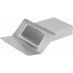 Anjo noodoverstort alum. 45°  60x800 L = 330 mm