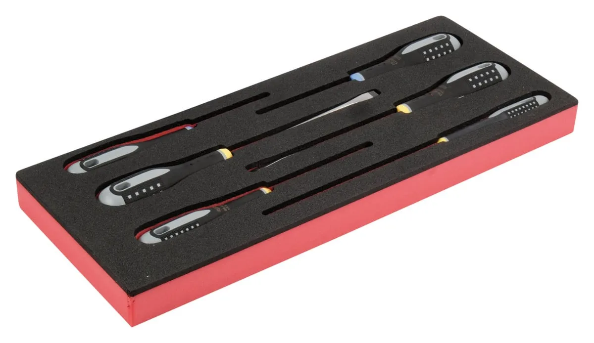 BAHCO FOAMINLAY FIT&GO 1/3 MET SCHROEVENDRAAIERS | ERGO | GLEUF EN POZIDRIV – 6DELIG – FF1E1003