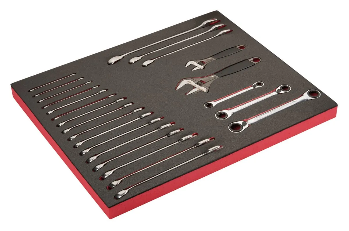 BAHCO FOAMINLAY FIT&GO 3/3 MET SLEUTELS EN MOERSLEUTELS – 22DELIG – FF1A112