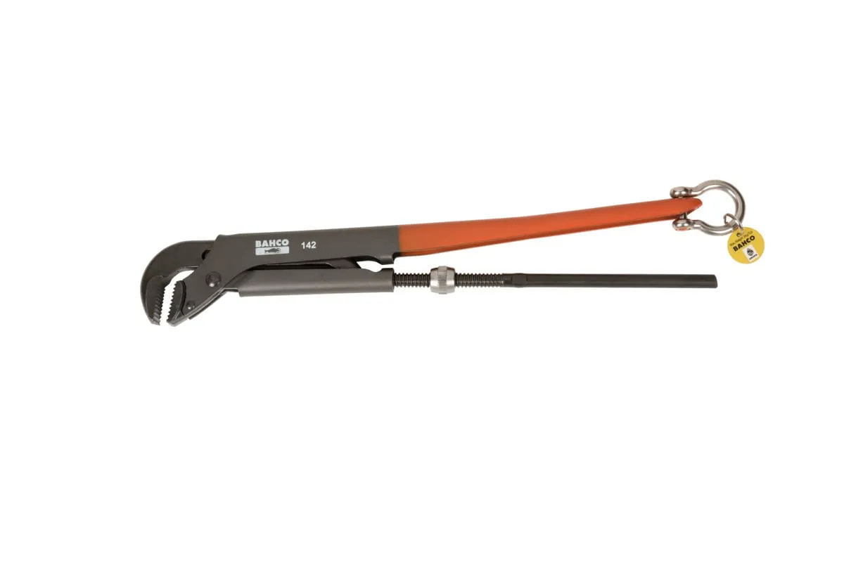 Bahco Pijptang 90° | met harpsluiting | Zweeds model | 2.1/2″ | 90 mm – TAH143
