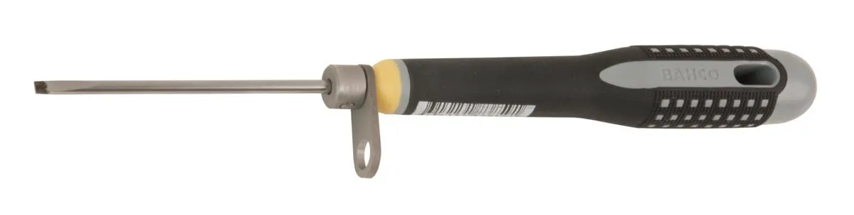 Bahco Schroevendraaier ERGO™ | met veiligheidsring | driecomponentengreep | rechte punt | gleuf | 1.2 mm x 6.5 mm x 150 mm ̵