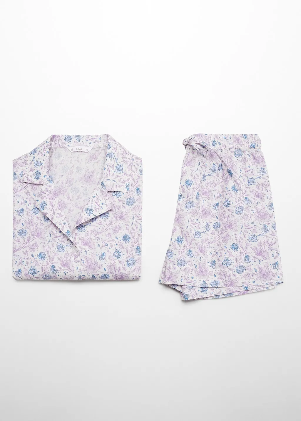 Bedrukte korte pyjama