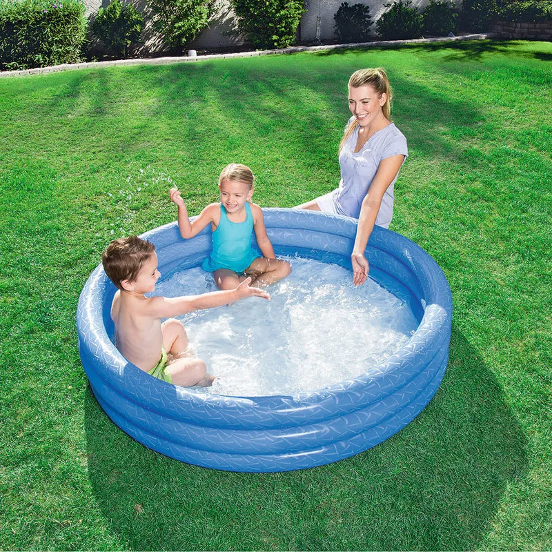 BESTWAY 3 RINGS OPBLAASBAARZWEMBAD 152X30 CM ASSORTI
