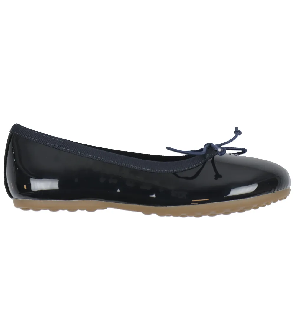 BISGAARD BALLERINA PANTOFFELS  LUCY  NAVY OCTROOI