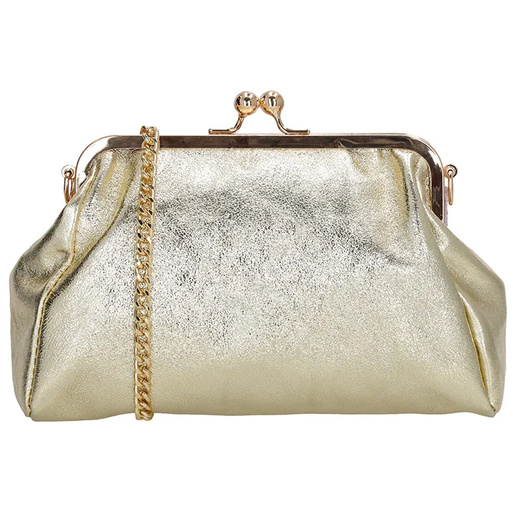 Charm London Beugel Schoudertasje Anna Metallic Goud
