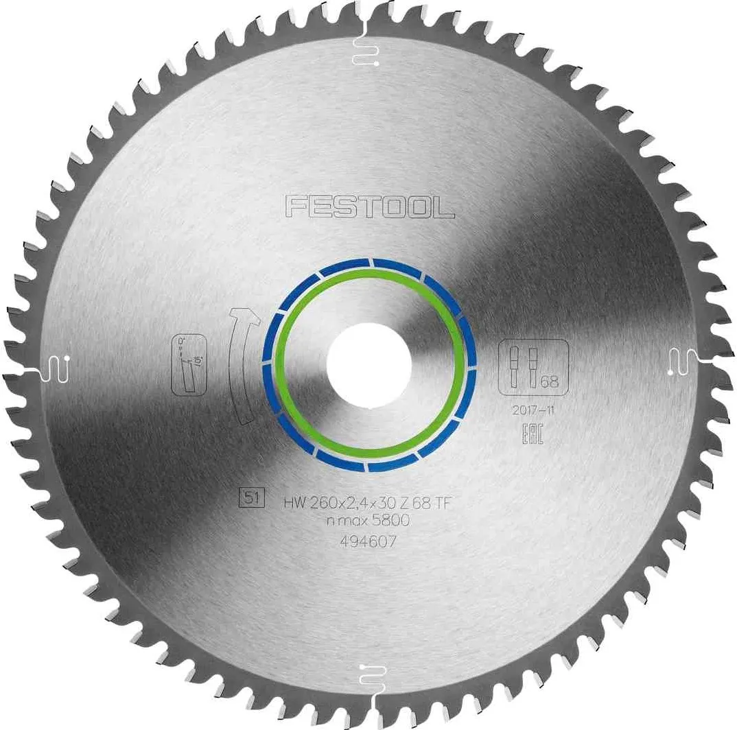 CIRKELZAAGBLAD ALU   FESTOOL CE voor Kapex KS88/KS120*fijn getand*