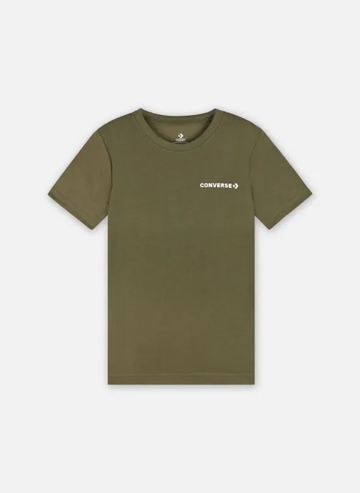      CONVERSE APPAREL CHEST HIT STRIP WDMK SS TEE  GROEN   