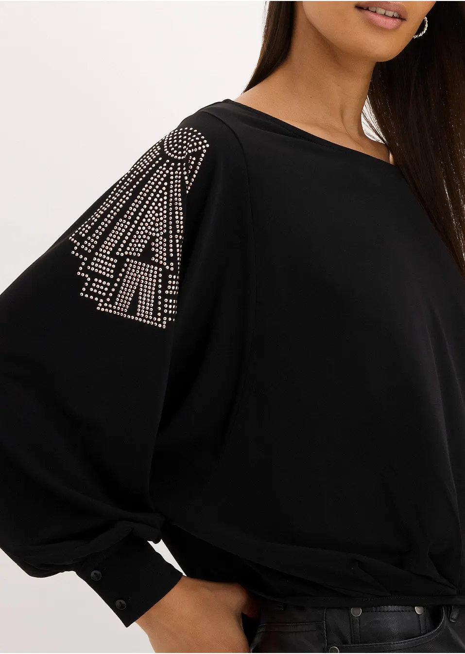 Shirt met steentjes   