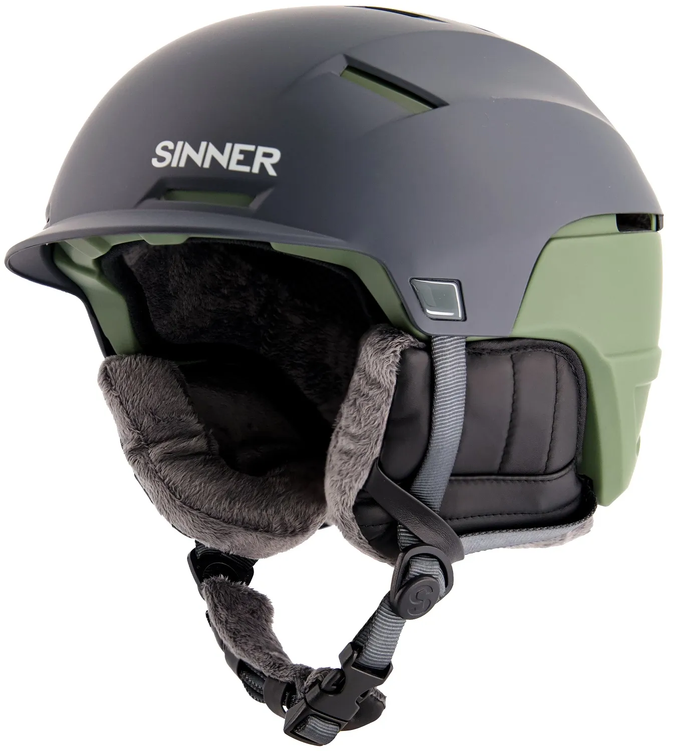 Skihelm Sinner Beartooth Matte Moss Green / Grey